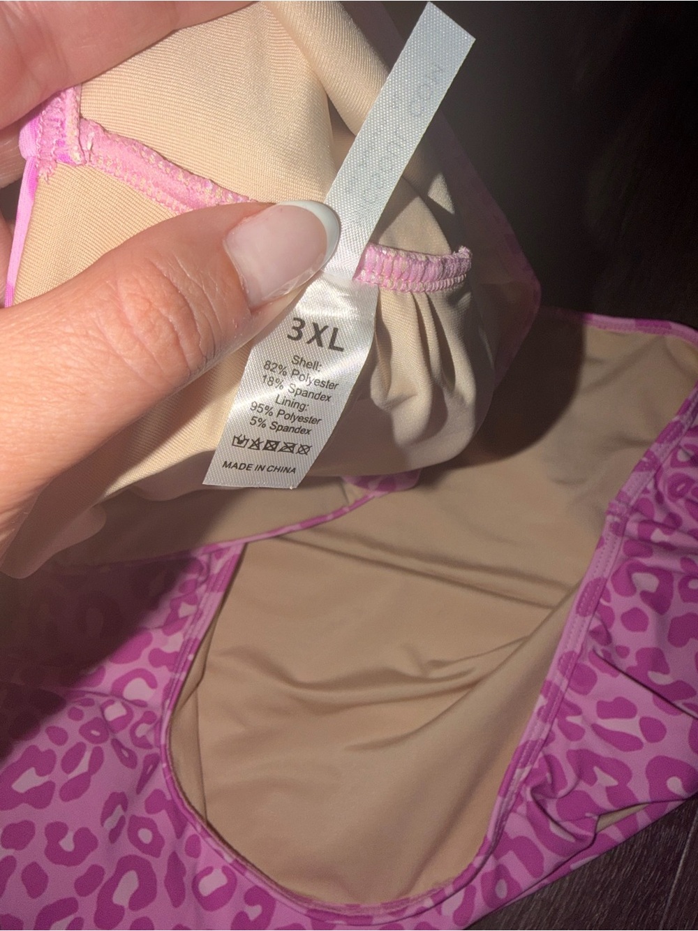 Pink Leopard Ruffle Two-Piece Girls' Swim Set - Picture 3 of 4